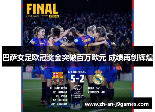巴萨女足欧冠奖金突破百万欧元 成绩再创辉煌 巴萨女足欧冠奖金突破百万欧元 成绩再创辉煌